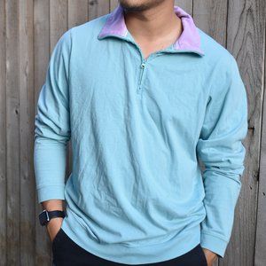 Mint Green Columbia PFG Quarter Zip